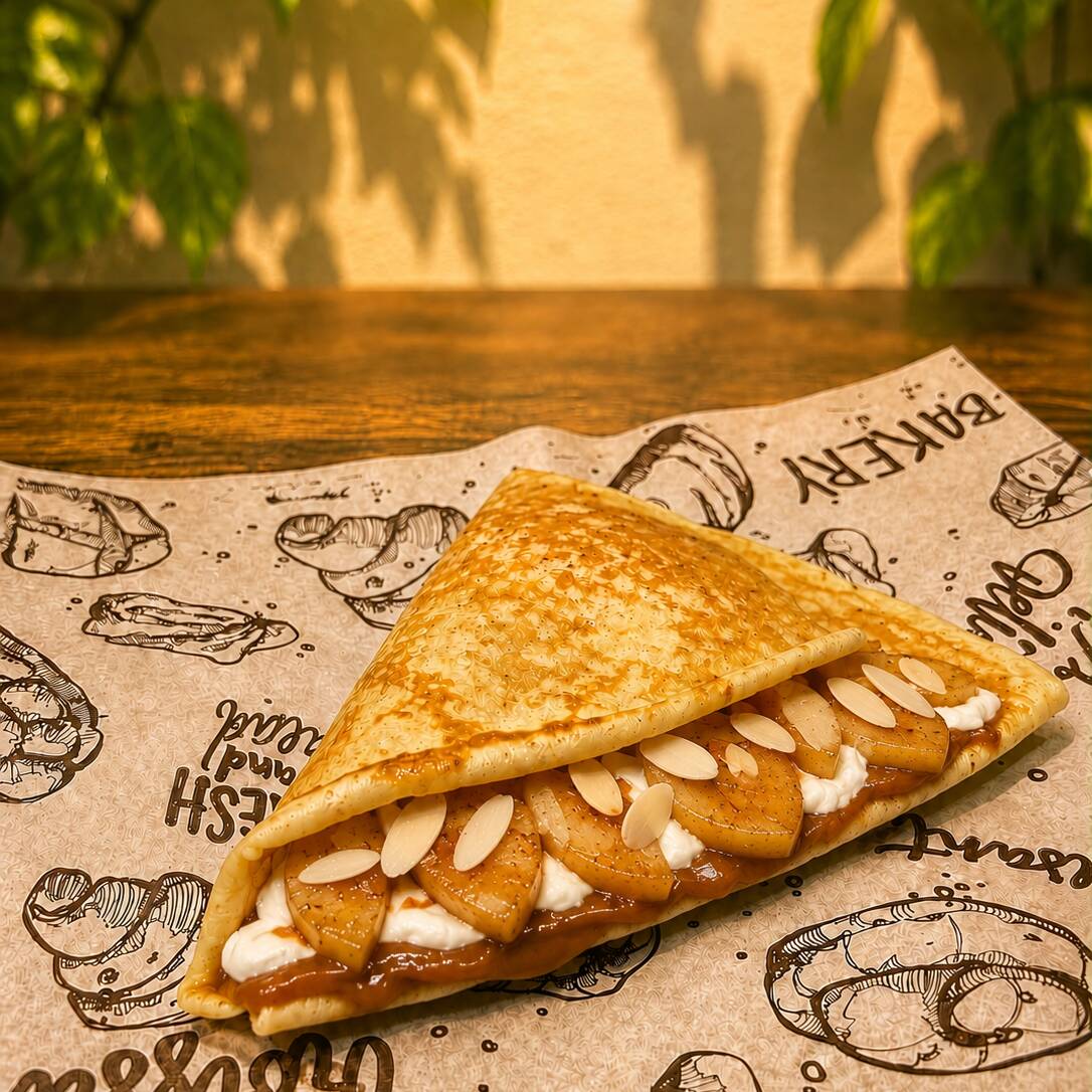 Crepa manzana canela