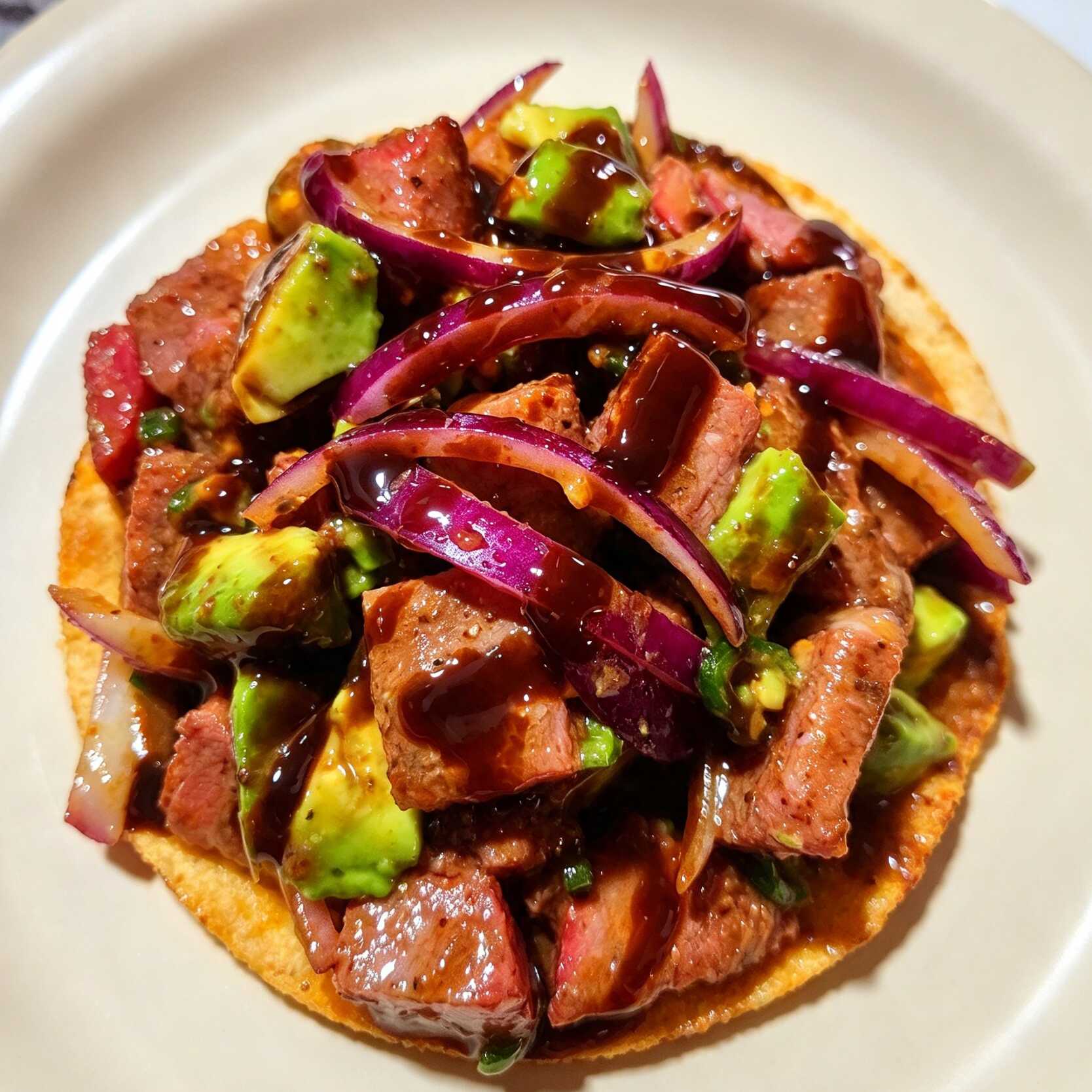 Tostada Medallón de Atun