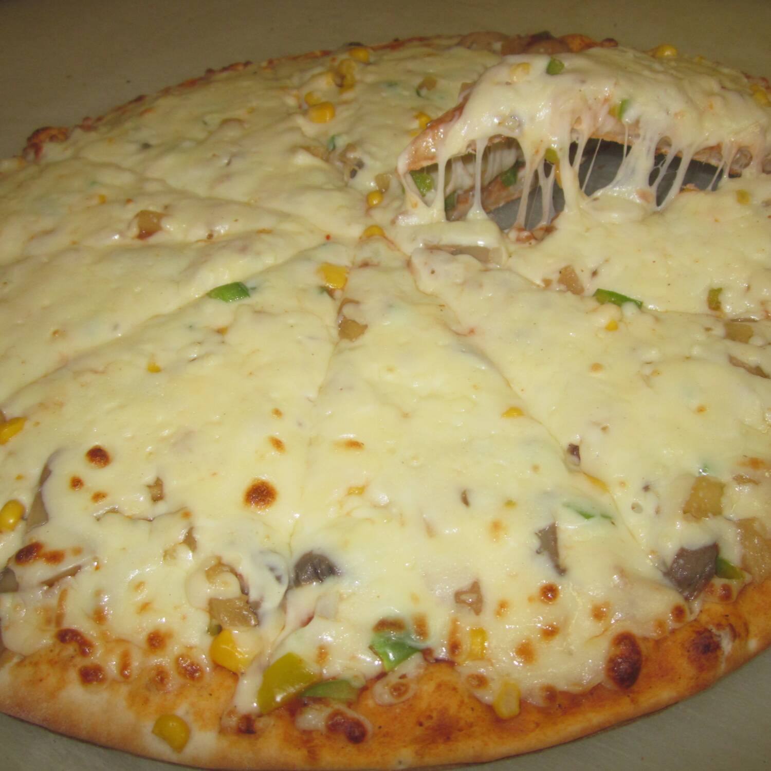 PIZZA GRANDE (12 REBANADAS) VEGETARIANA
