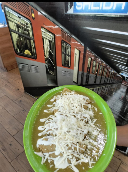 Enchiladas Verdes de Cecina