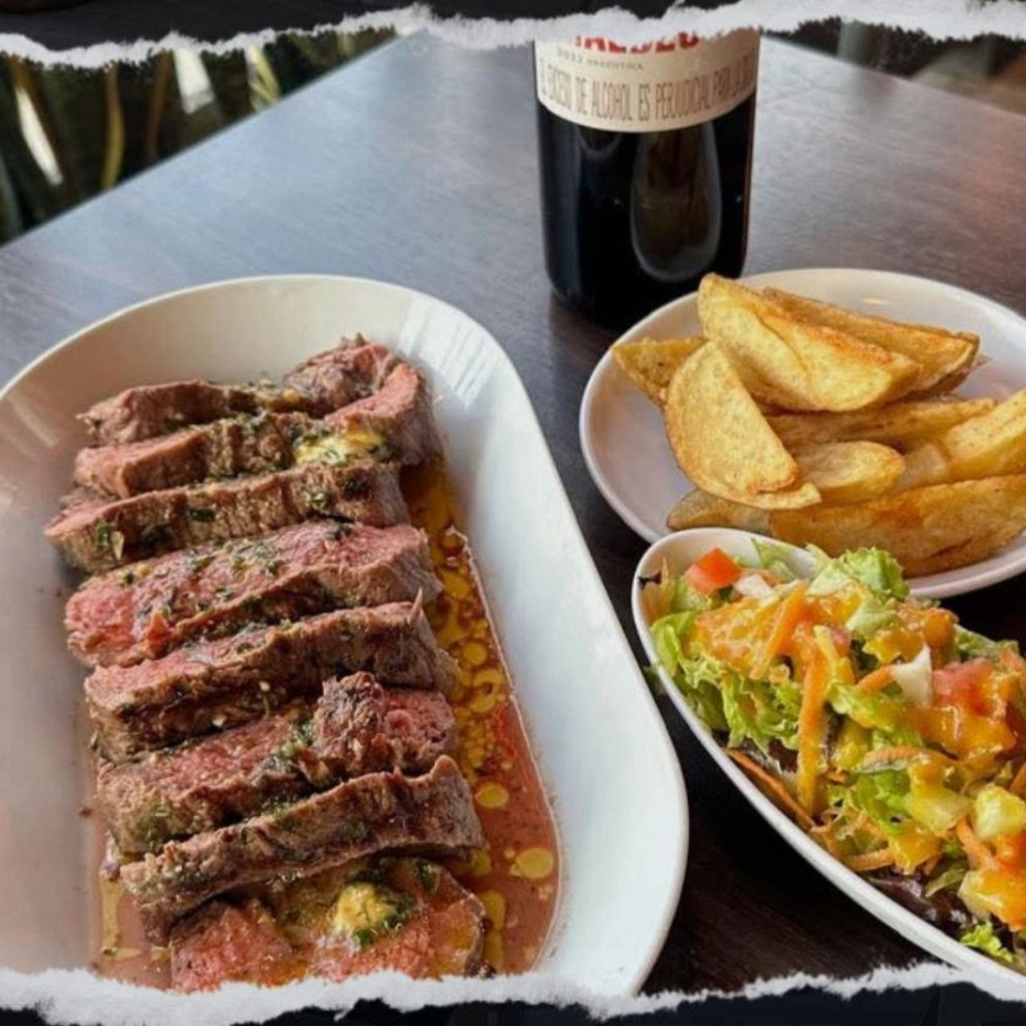 LOMO VICHE A LA MANTEQUILLA CON CHAMPIÑONES 2 PERS