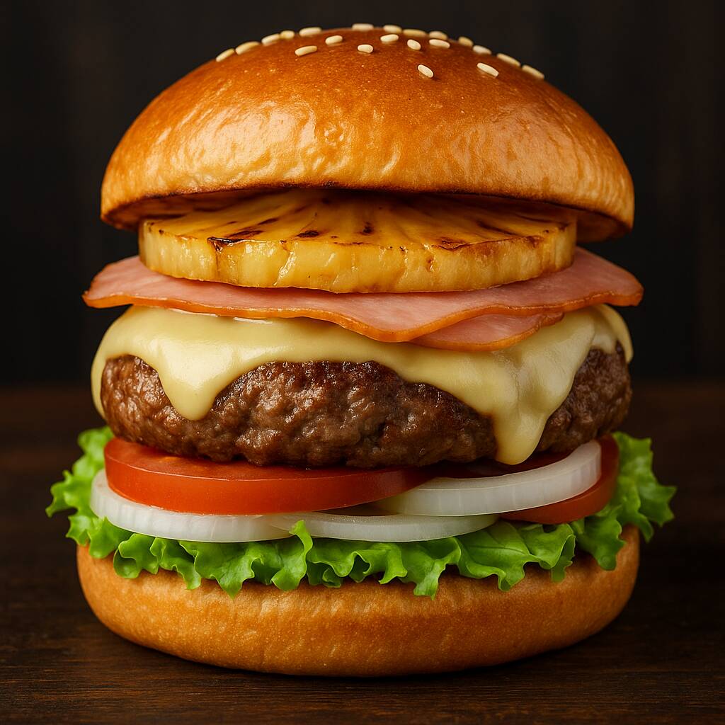 Hamburguesa Hawaiana