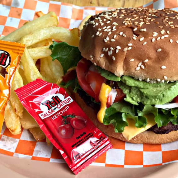 Hamburguesa con papas