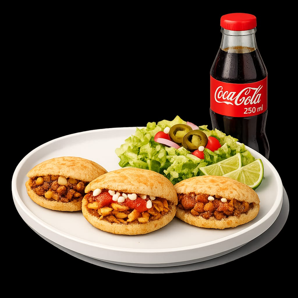COMBO N° 4: 3 GORDITAS