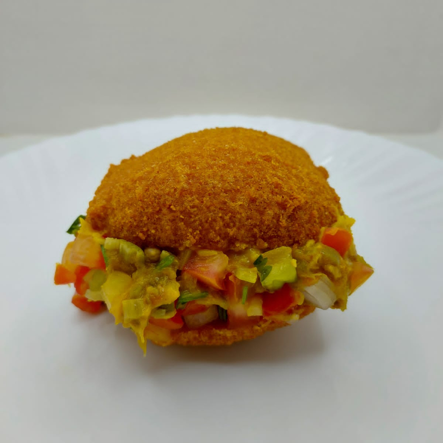 Vatapá, caruru, salada e moqueca de siri ( pimenta opcional)
