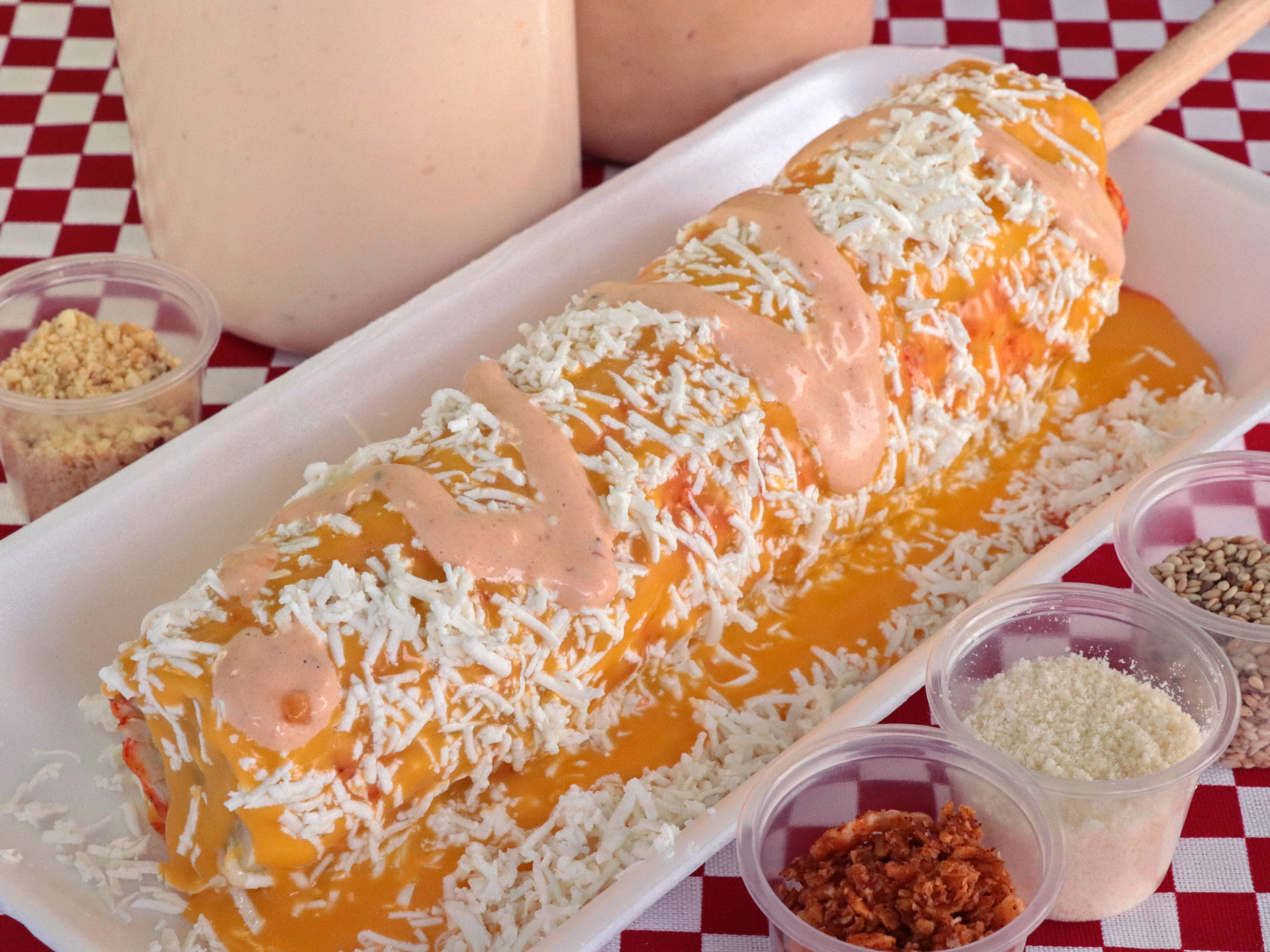 Elote Entero con Queso
