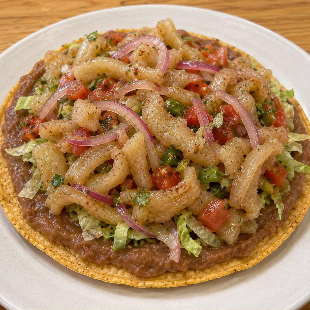 Tostada de Cueritos