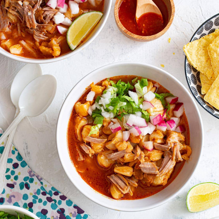 Pozole Rojo de Carne de Puerco 1 Lt