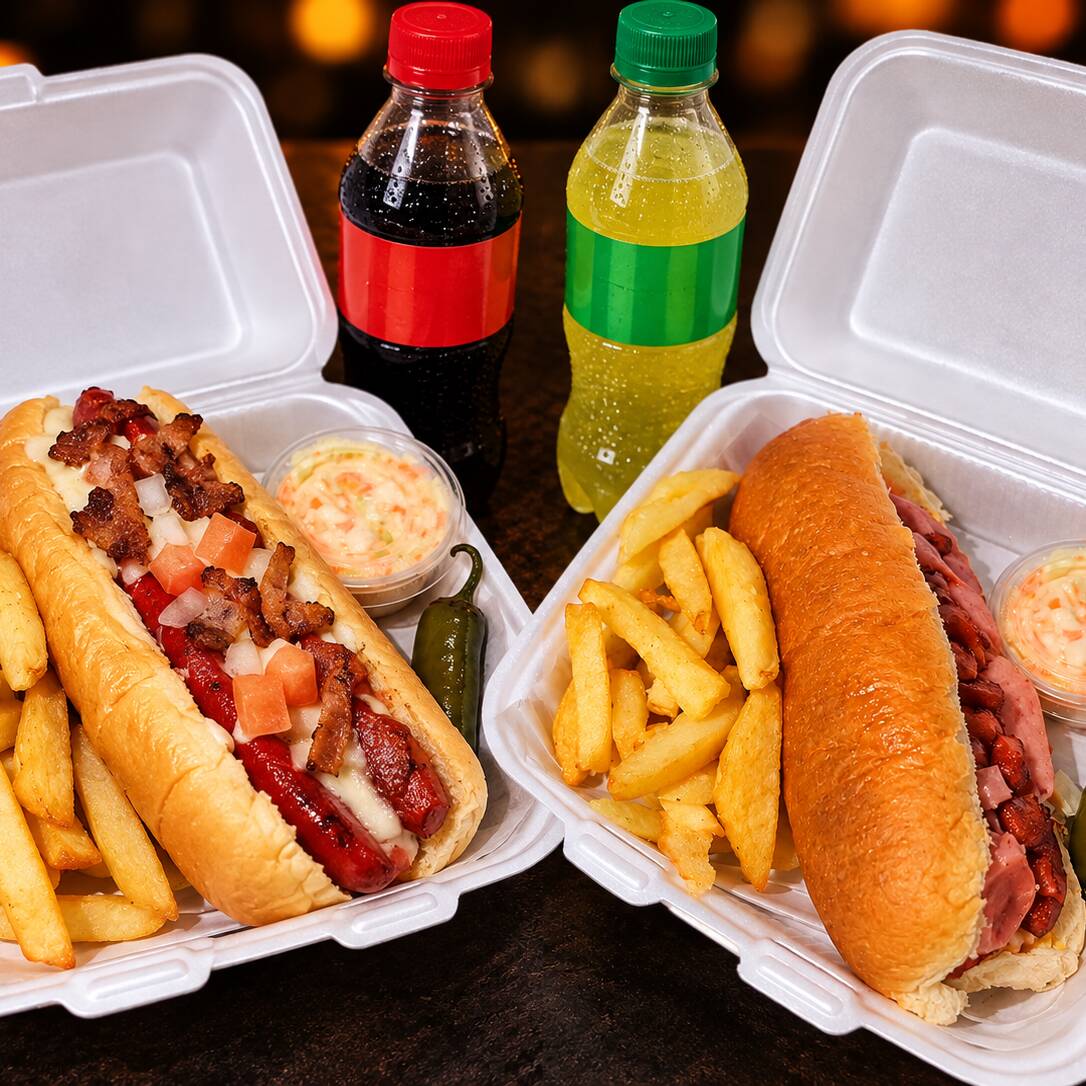 DOGOS PARA DOS COMBO HOT DOG