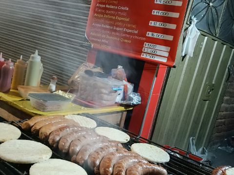 Choriarepas al carbón Don Homero