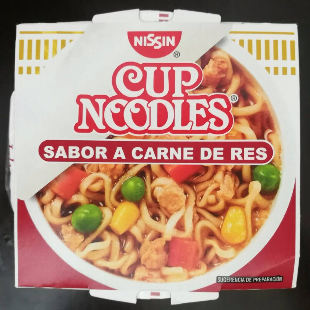 2 Sopa Nissin Carne de Res y 1 Refresco 500 Ml