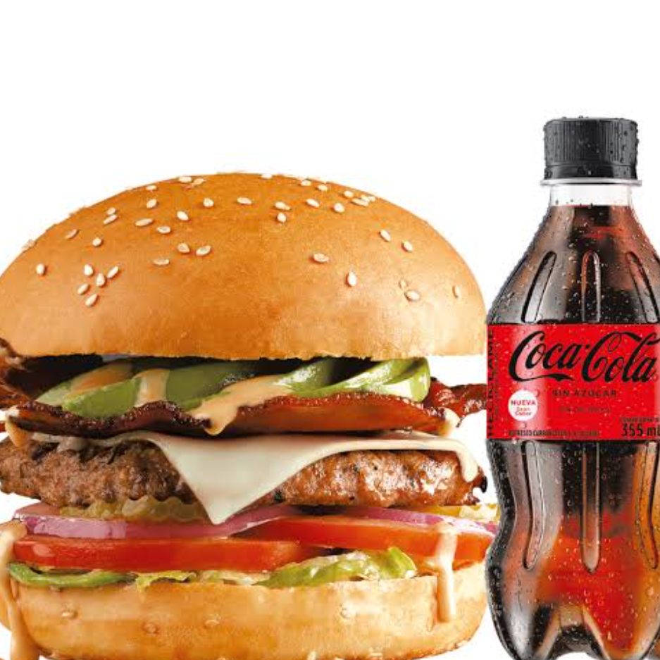 Combo Número 2: Hamburguesa Especial con Papas +Co