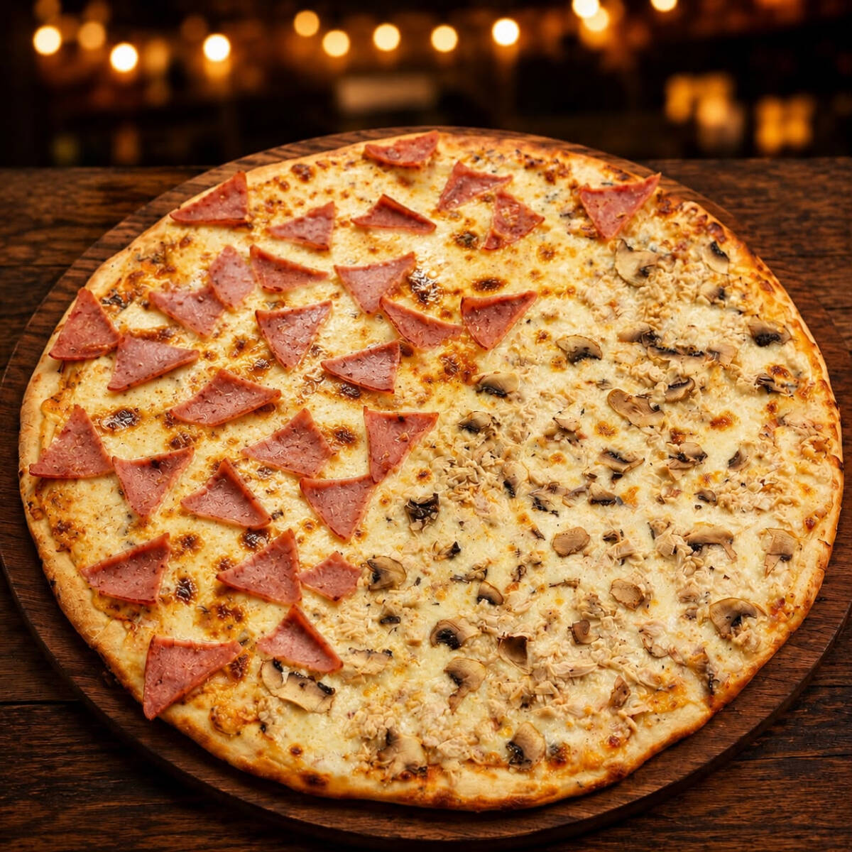 ︎Pizza Extra Grande 10 Porciones 50% OFF⭐