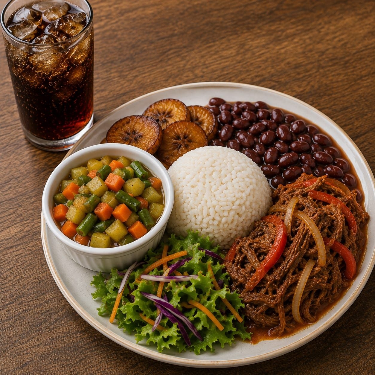 Casado de Carne en Salsa (bebida Incluida)