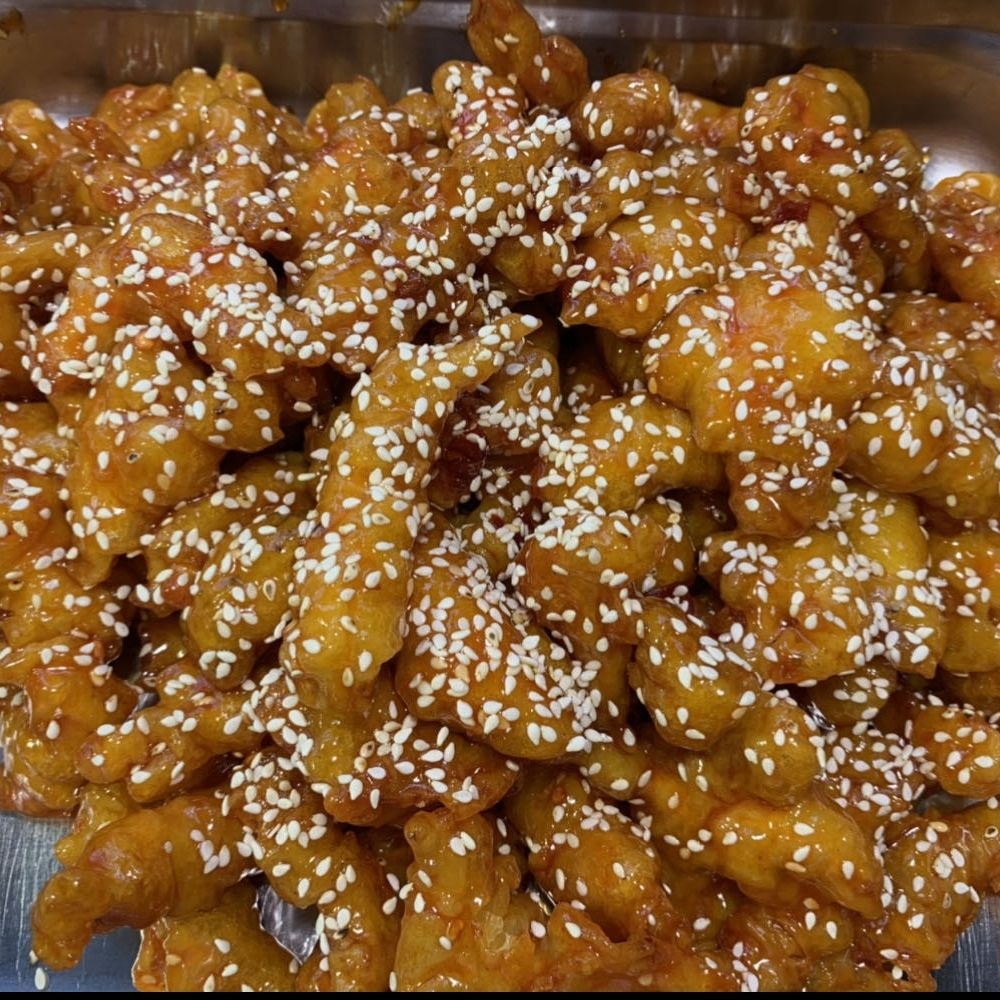 Orden Grande de Pollo con Ajonjolí Agridulce 大份芝麻鸡