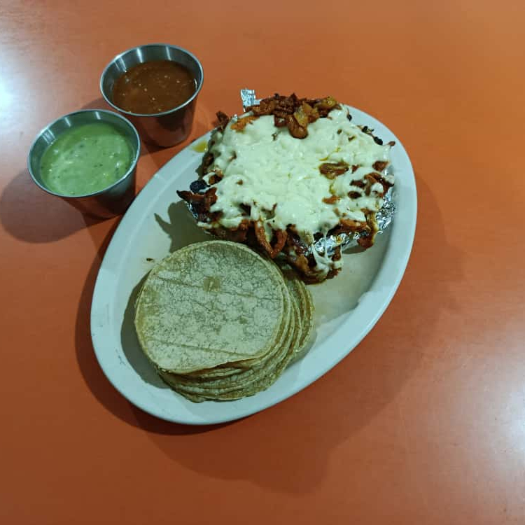 Papa Rellena con Pastor