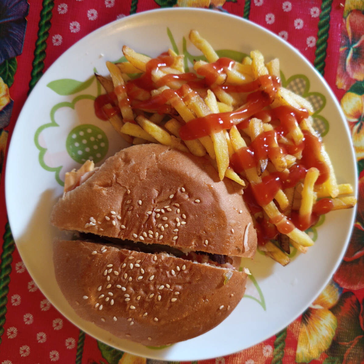 Hamburguesa con Papas