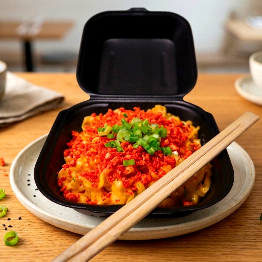 Ramen Buldak con Cheetos Flaming Hot