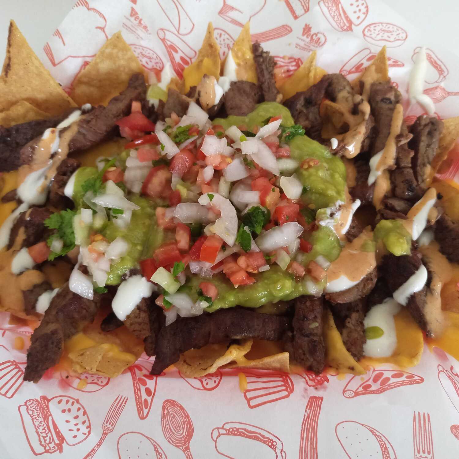 Nachos endiablados