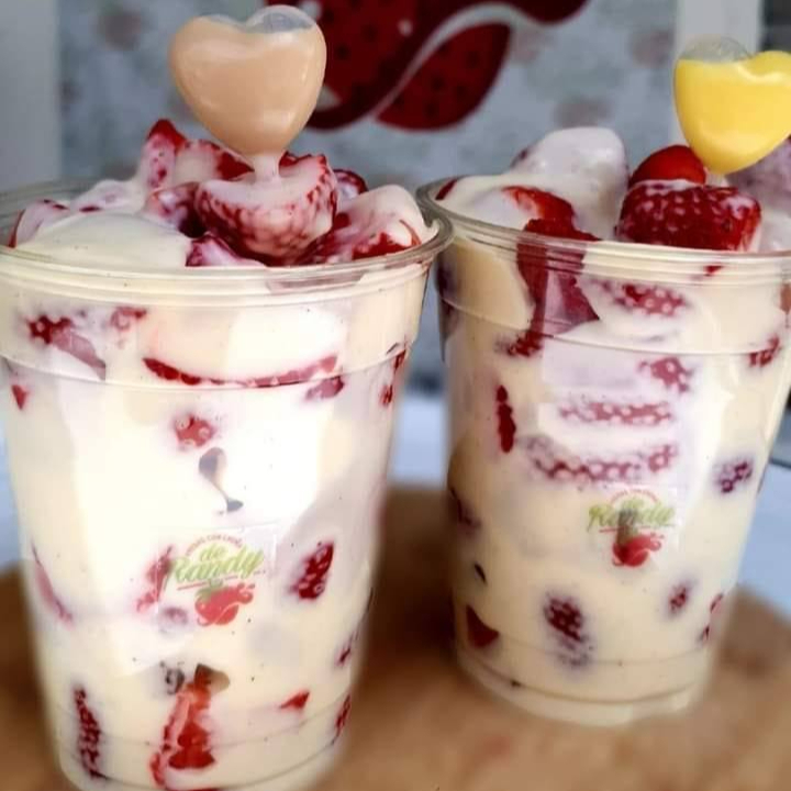 Fresas con crema