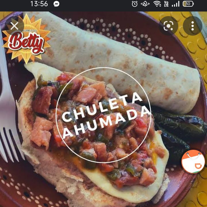 Chuleta ahumada a la mexicana