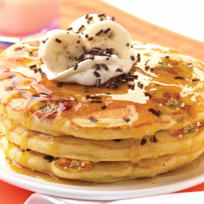 3 Hot Cakes Lechera, Mermelada y NUTELLA