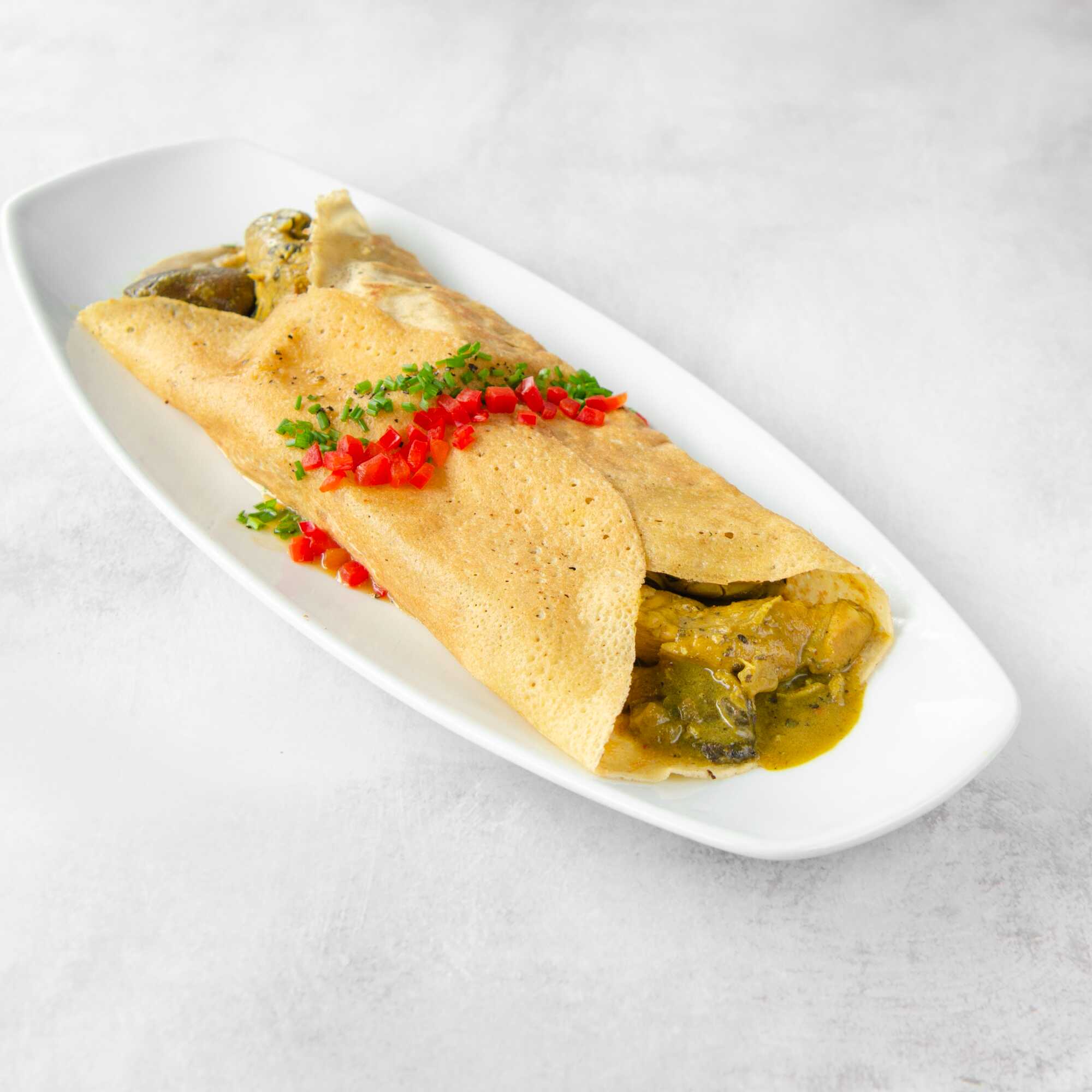 Crepe Pollo Thai (1 Pza)