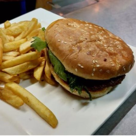 Hamburguesas con Papas