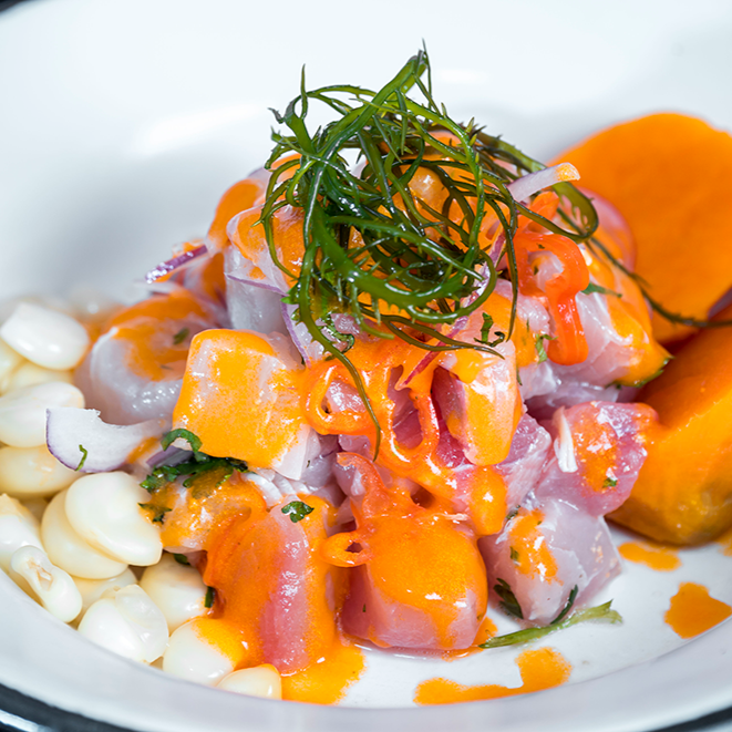 Ceviche Chalaco Picante al Rocoto