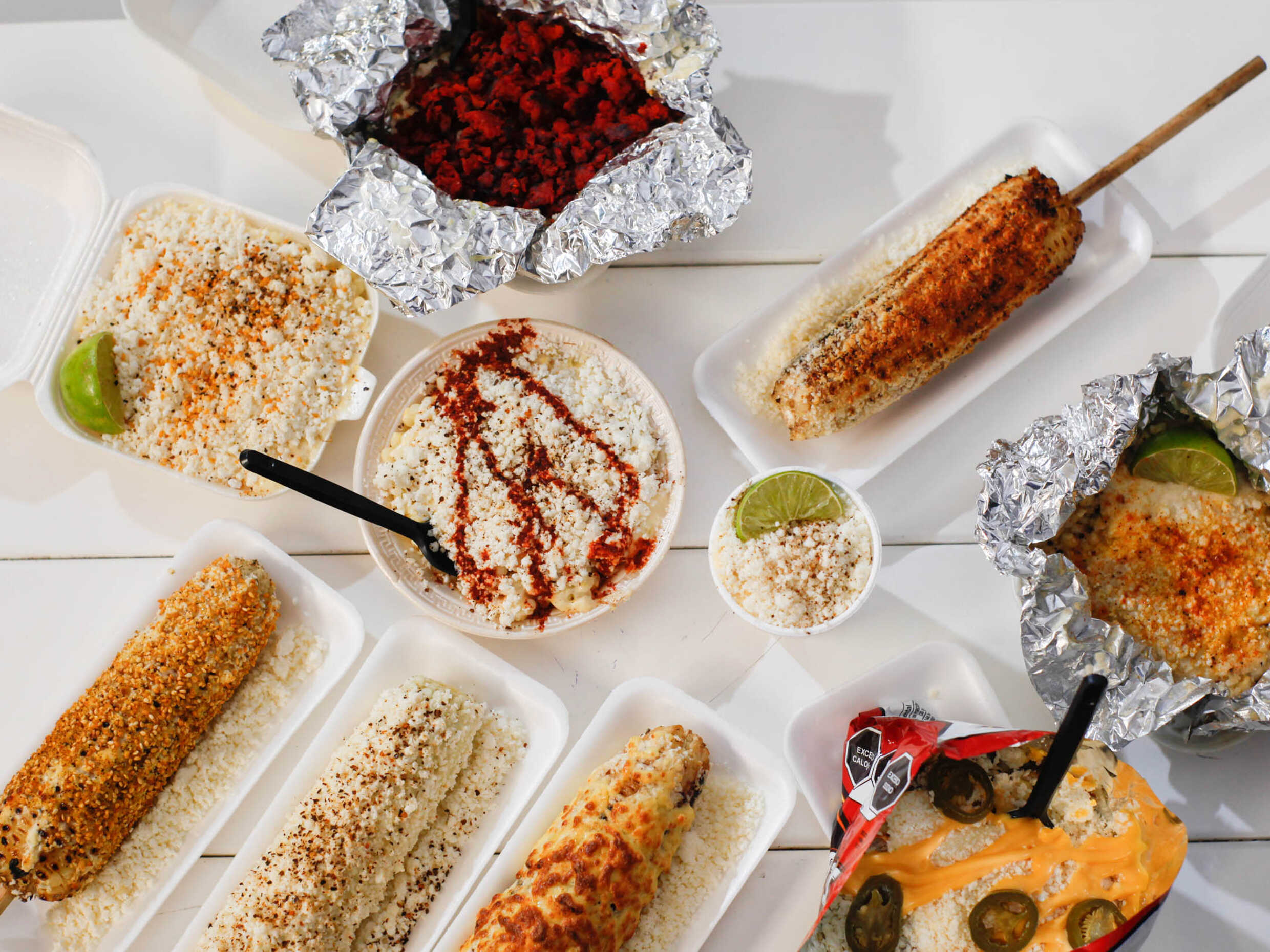 Empapeladas Elotes y Chascas