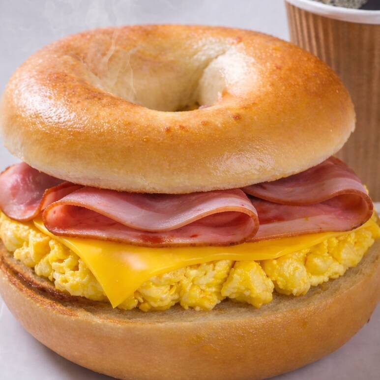 Bagel Jamon y Queso