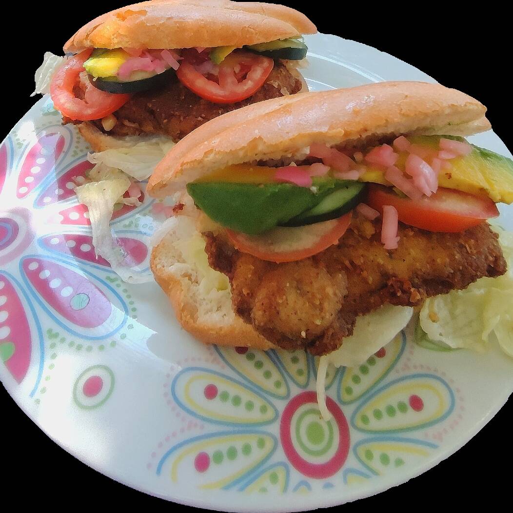 Torta de pechuga parmesana