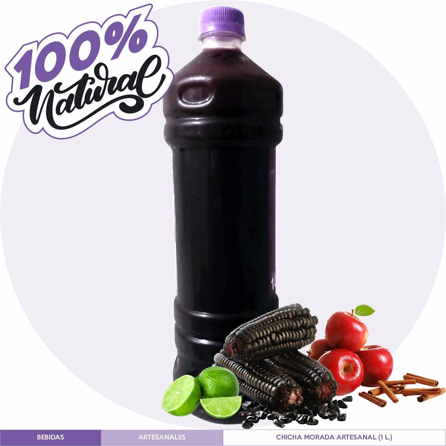 Chicha de Maíz Morado 1 L