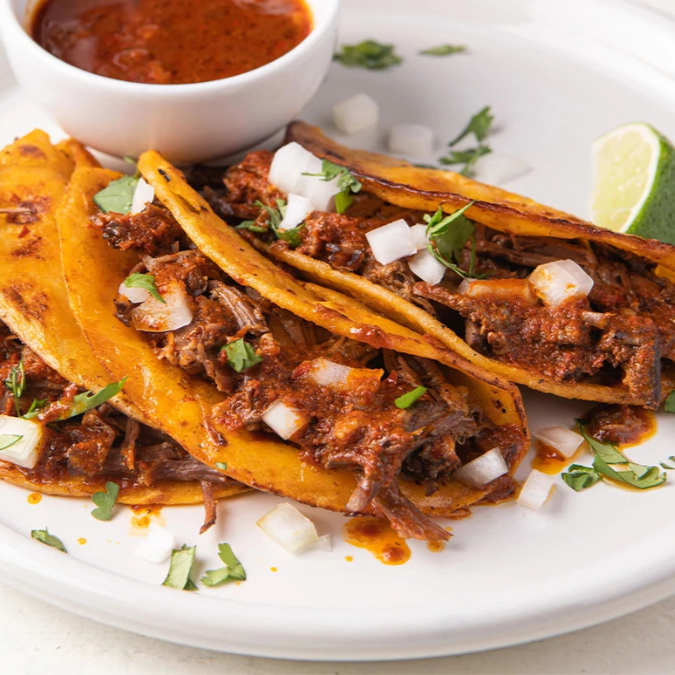 Combo Birria Tacos Individual Maiz