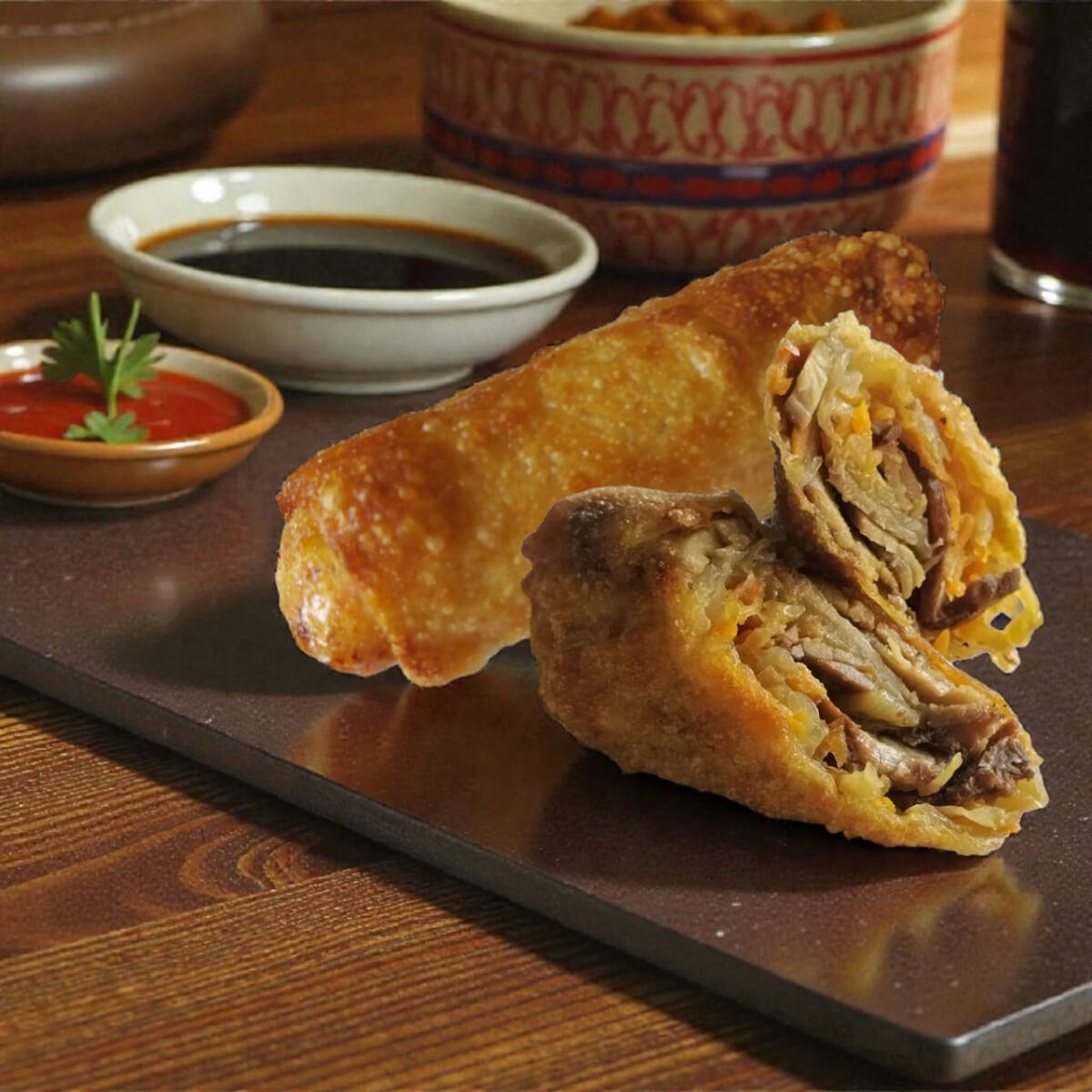 Rollo Tradicional de Vegetales con Cerdo