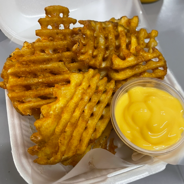 Papas Crisscut 300g y Queso