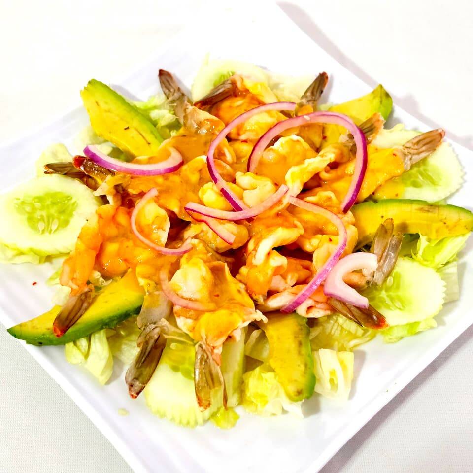 Camarones Aguachile Mango Habanero