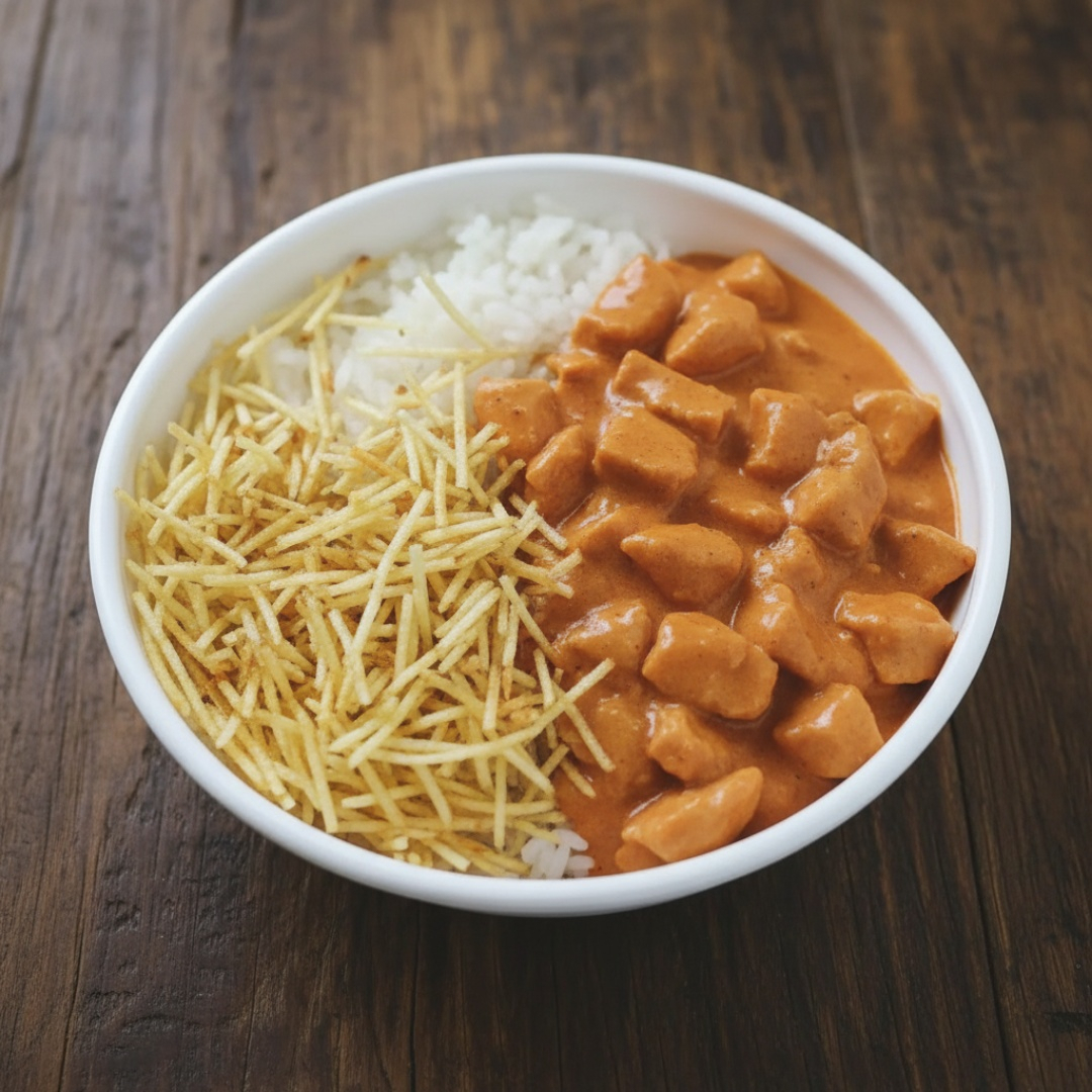 2 Marmitex (G) de Strogonoff + fritas (P) + Coca 600 ml