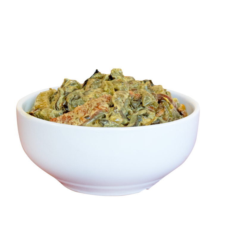 1/4 Rajas con Crema