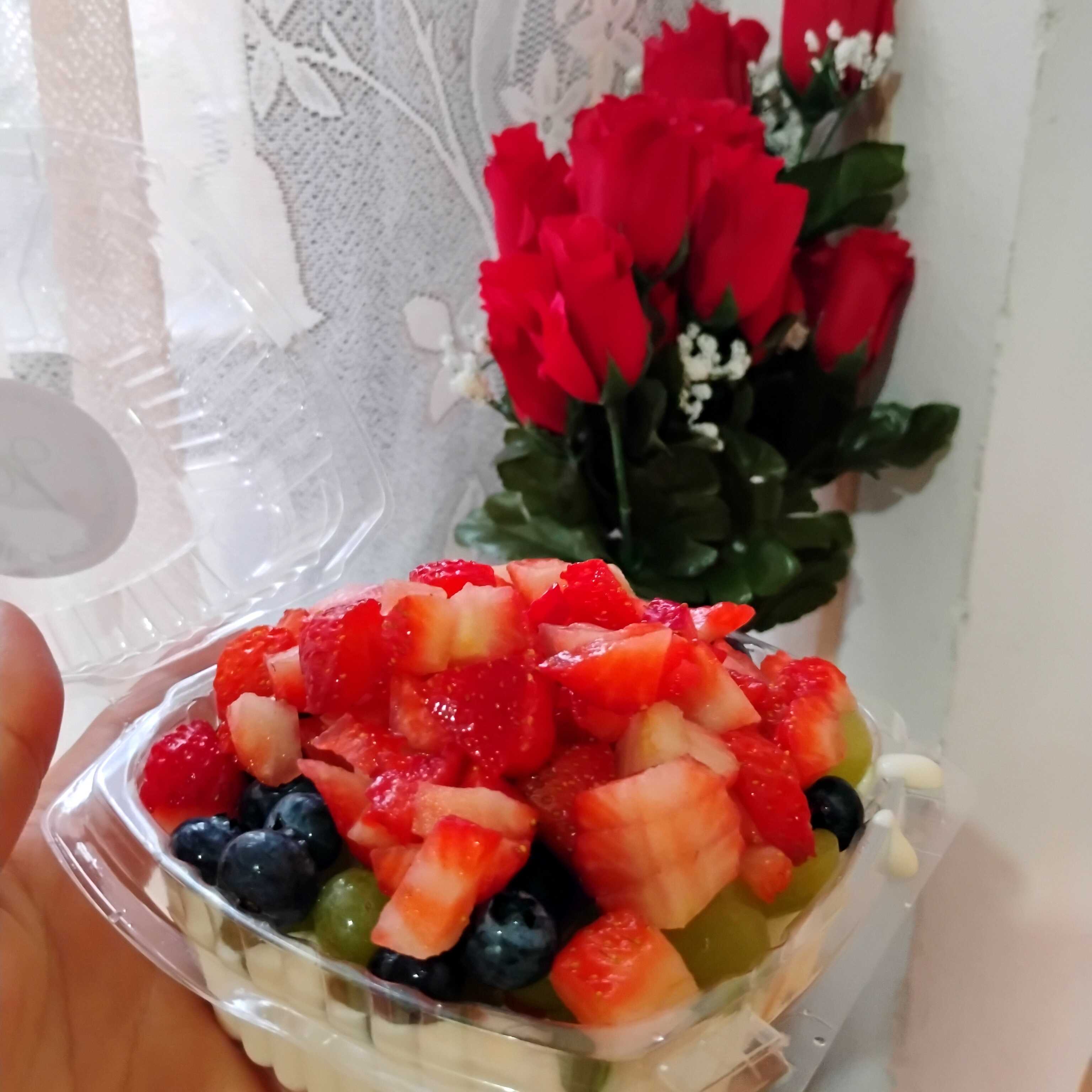 Fruta Mixta Con Crema