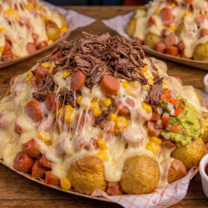 Combo SalchiCarne + Limonada Granizada 16onz