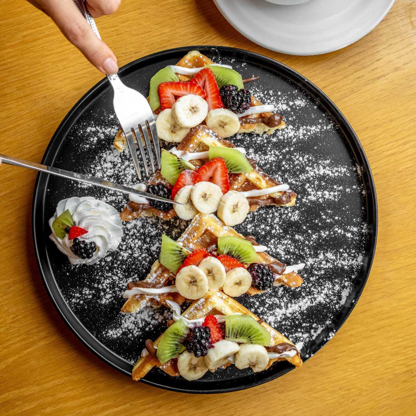 Waffles Tropicales