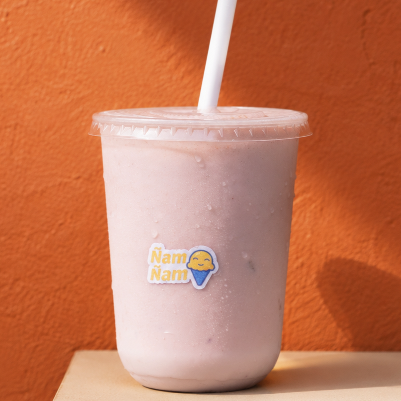 Malteada de Helado de Fresa
