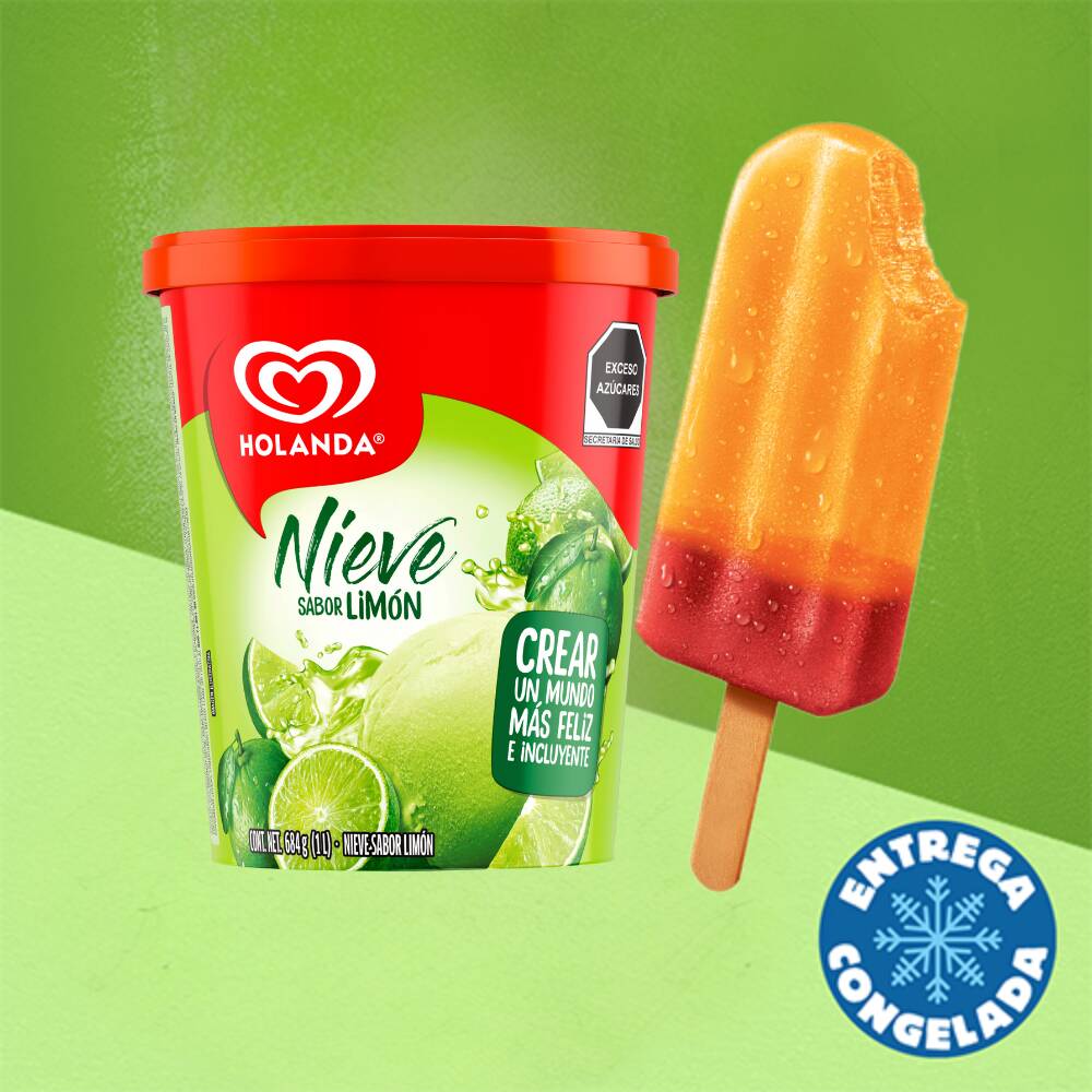 Nieve de Limón 900ml + 1 Mango Flamin' Hot!