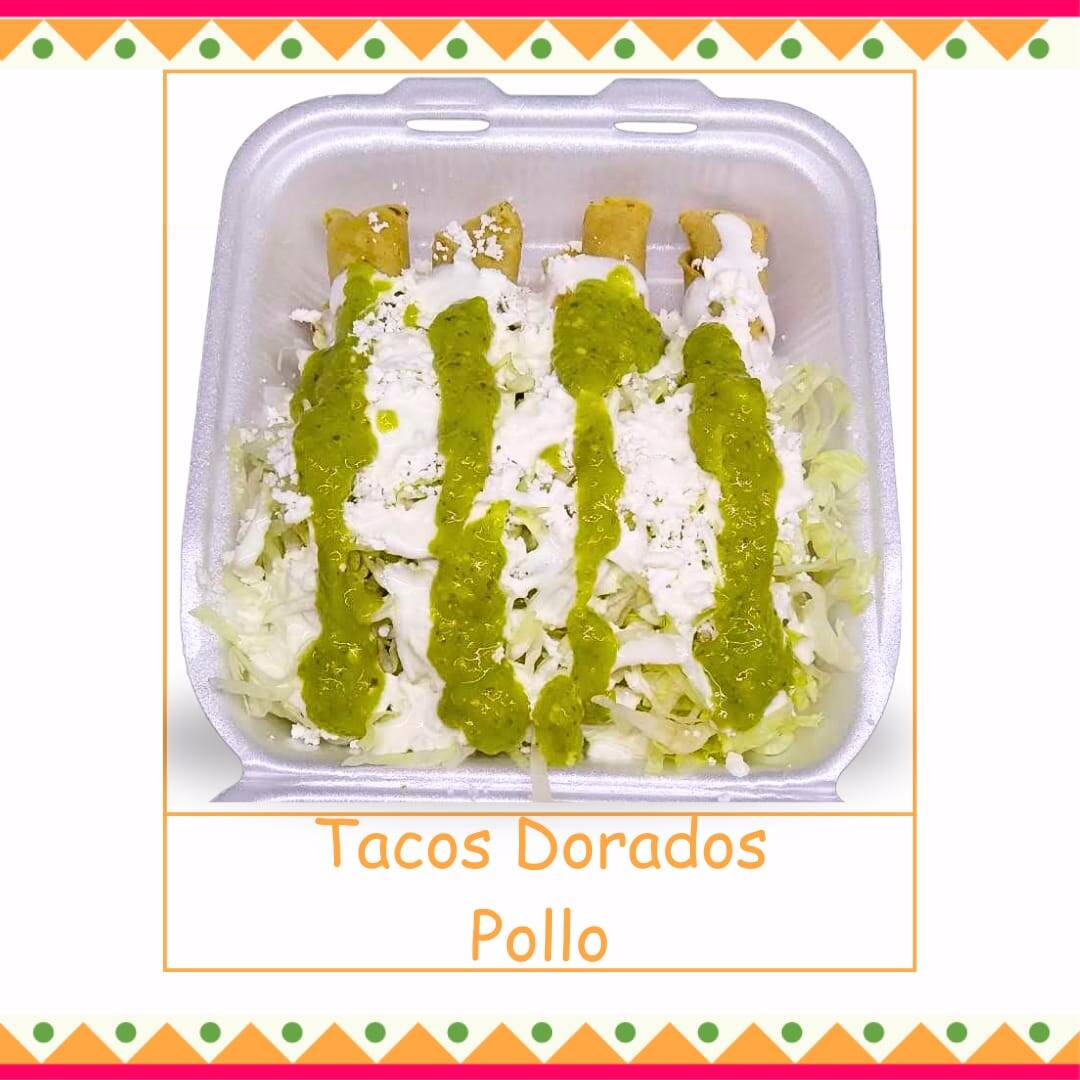 Tacos Dorados de Pollo