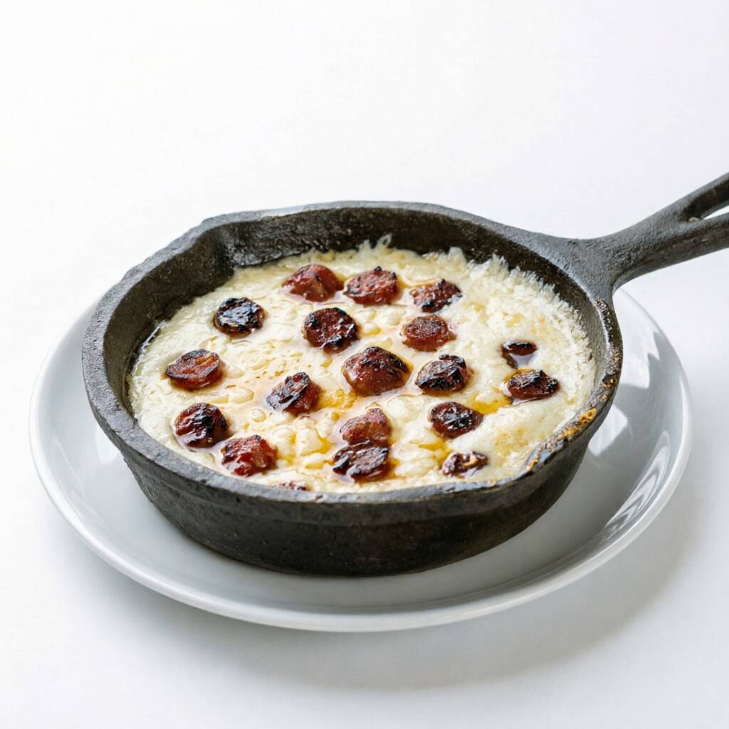 Queso Fundido con Chistorra