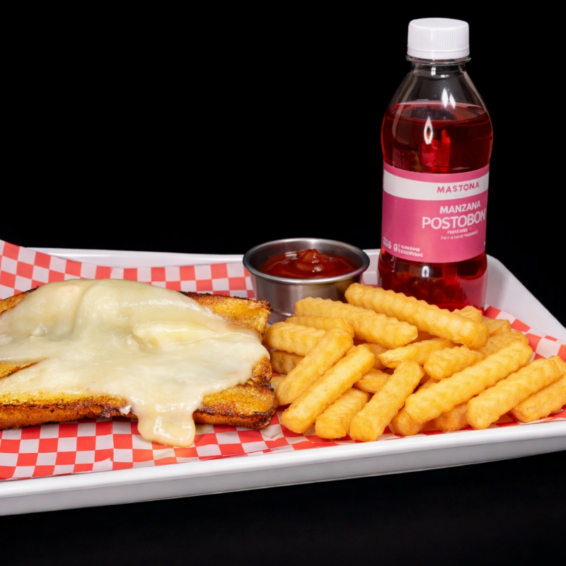 Platano con Queso + Papas + Gaseosa