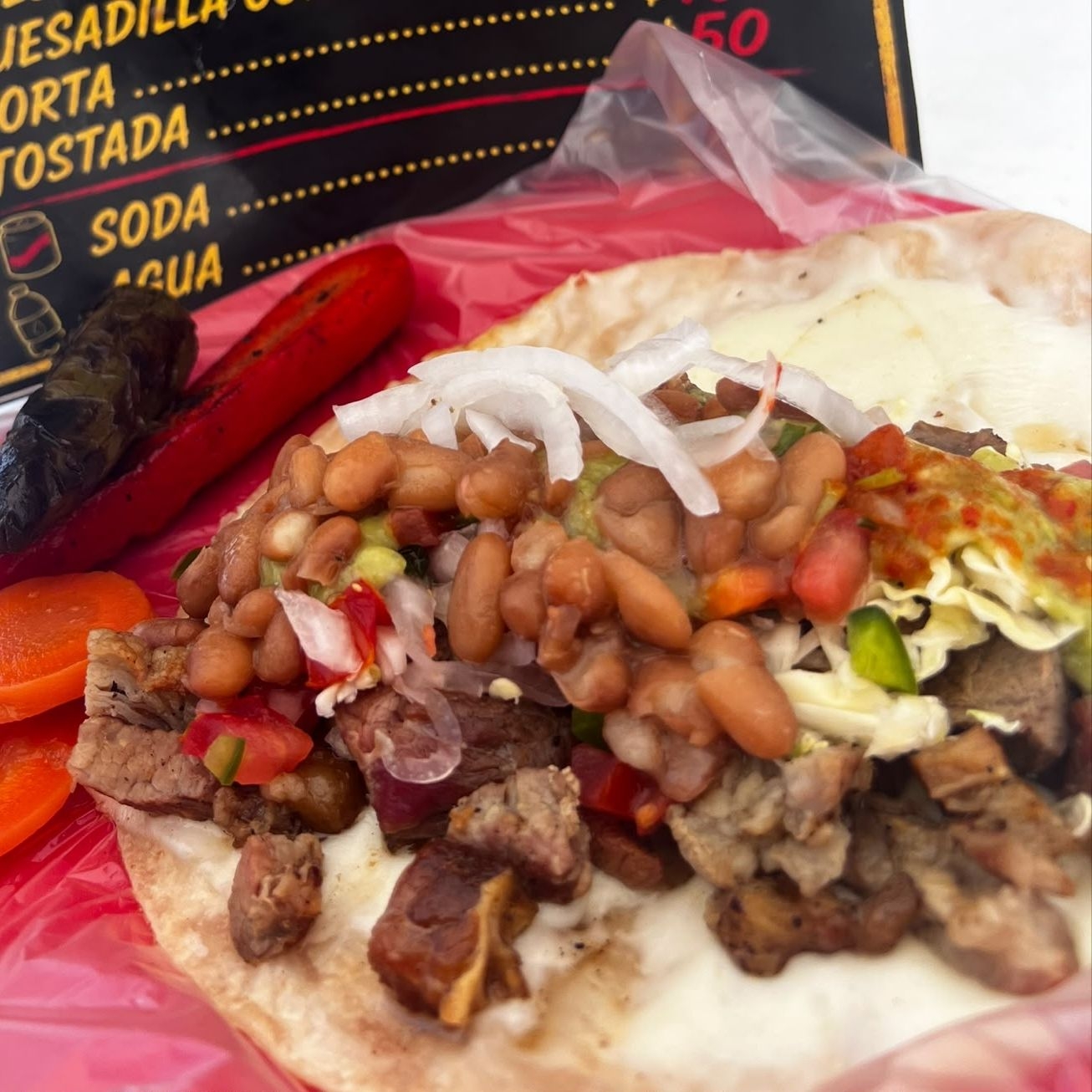 Quesadilla con Asada