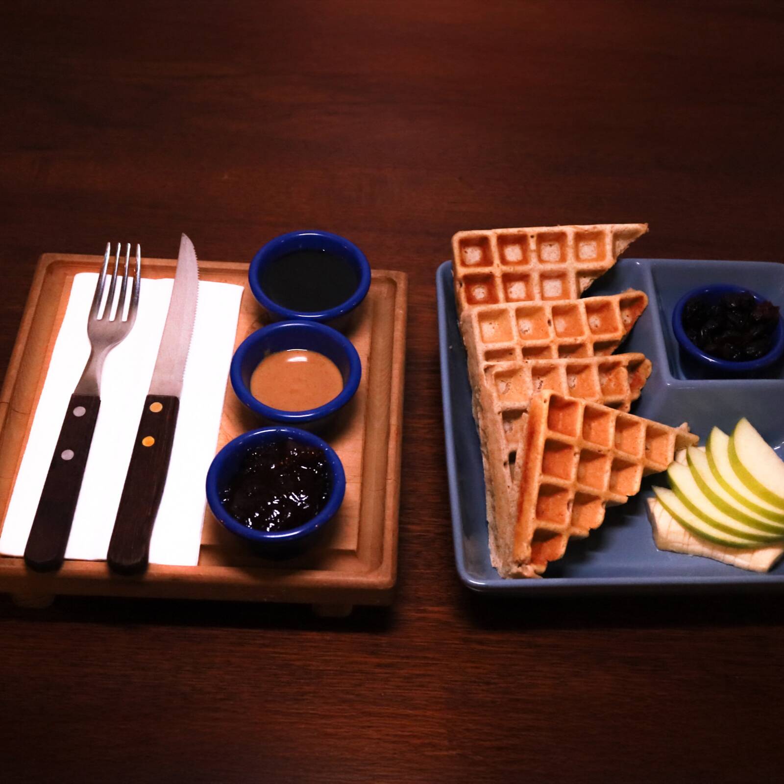 Waffles de Avena con Proteína