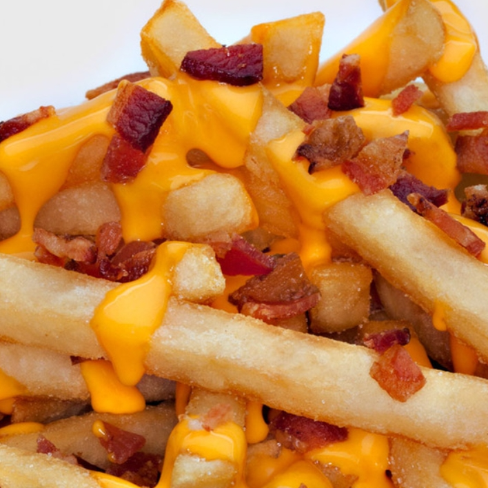 Papas Con Queso y Tocino